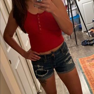 American Eagle Super Hi Rise Shortie